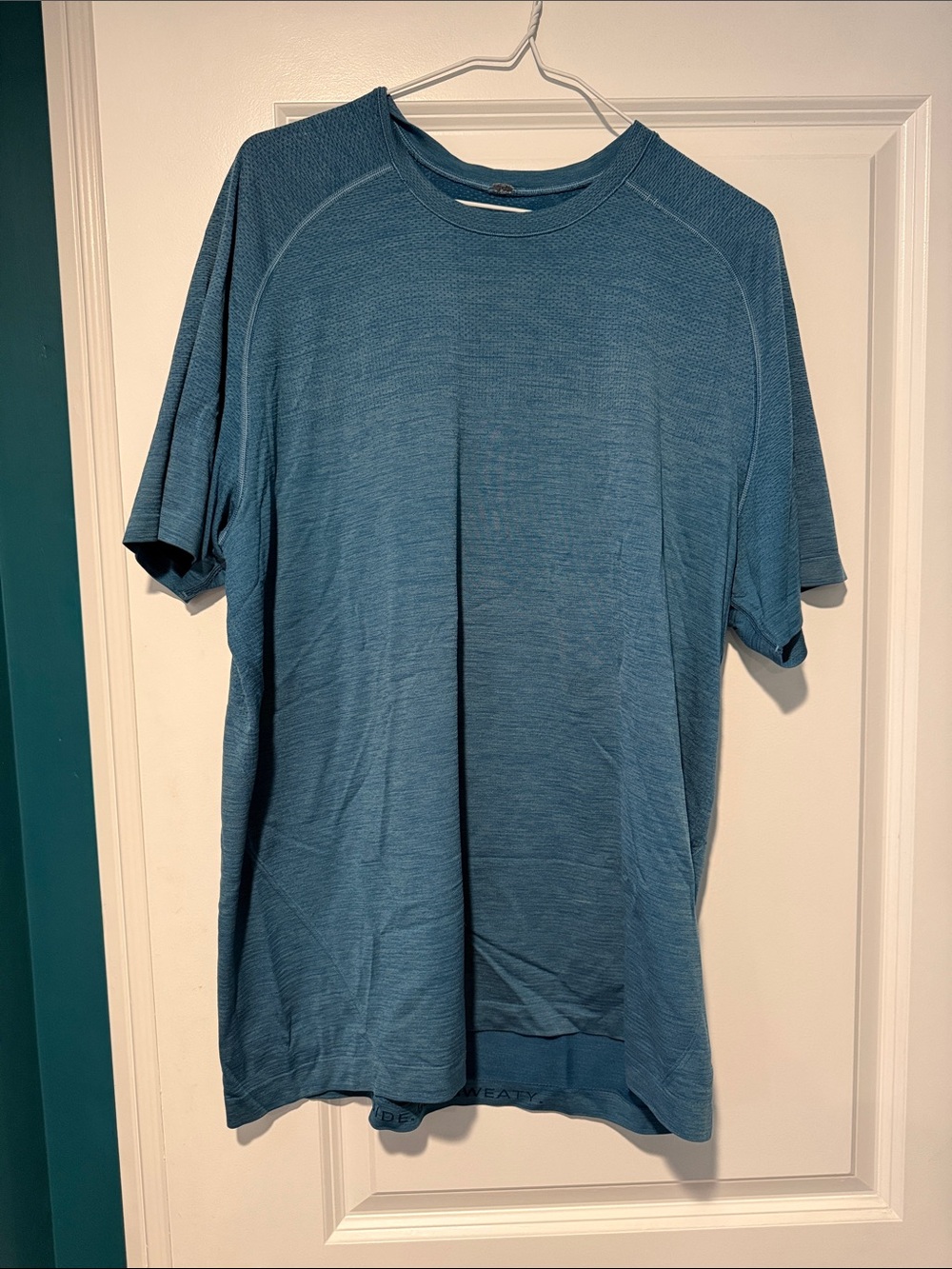 lululemon athletica Short-Sleeve Crew Tee in Teal Blue